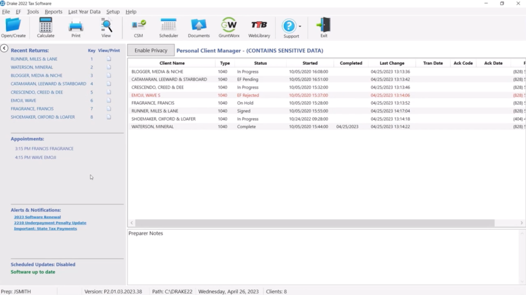 drake tax software download