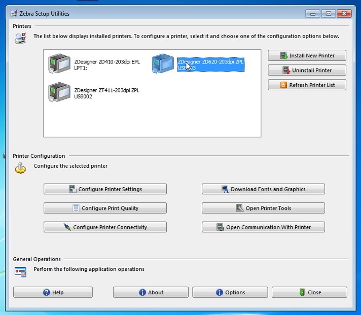 Zebra setup utilities windows download