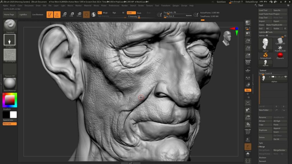 Zbrush light setup download