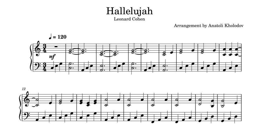 Hallelujah midi file free download