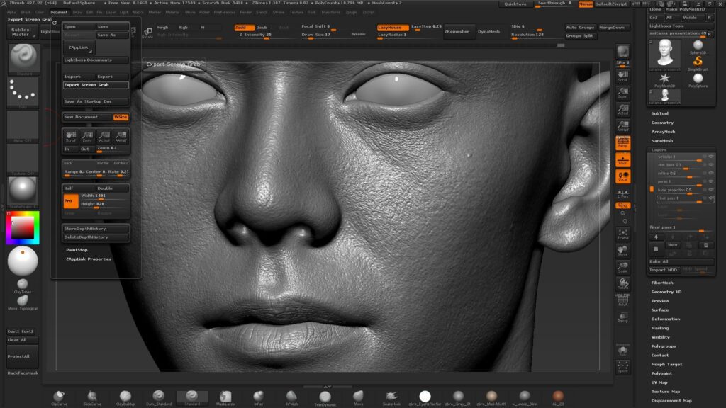 Zbrush light setup download