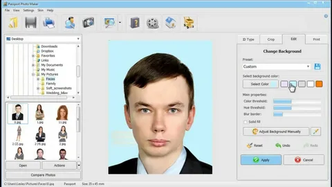 Passport size photo printing software free download