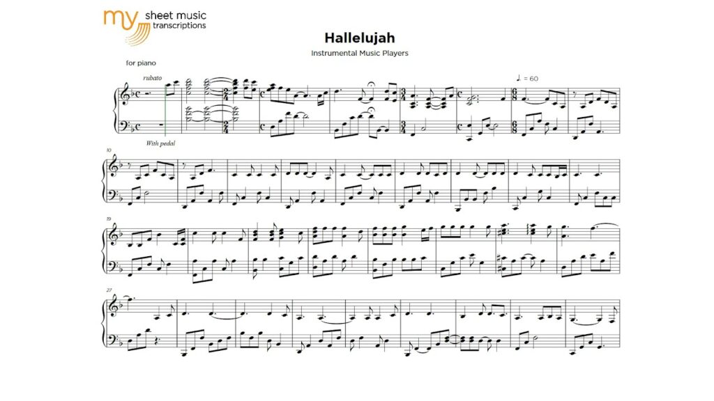 Hallelujah midi file free download