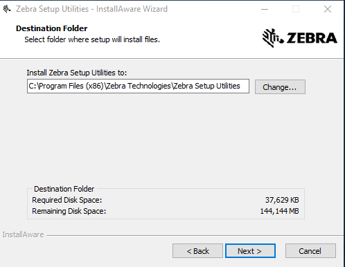 Zebra setup utilities windows download