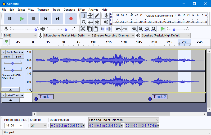 Audacity software for windows Free Download