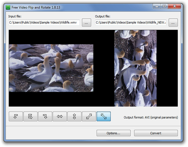 Rotate video free software download