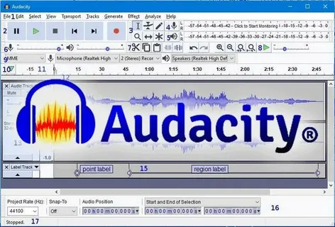 Audacity software for windows Free Download